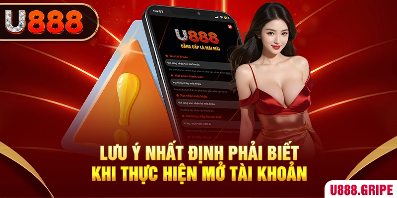 Lưu ý nhất định phải biết khi thực hiện mở tài khoản